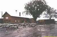 Depot and picnic tables